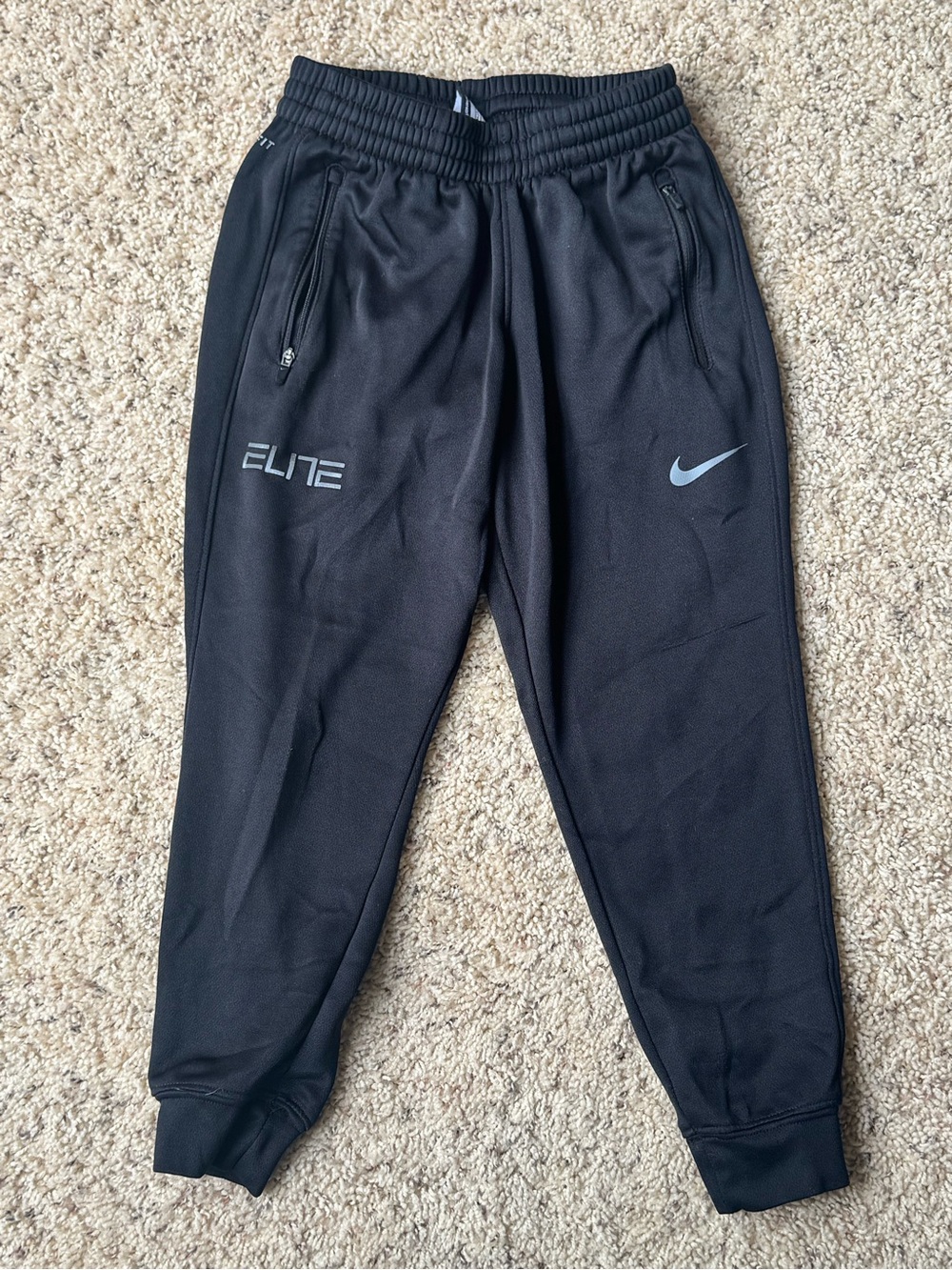 Nike Elite Joggers with Gray Logos youth XS